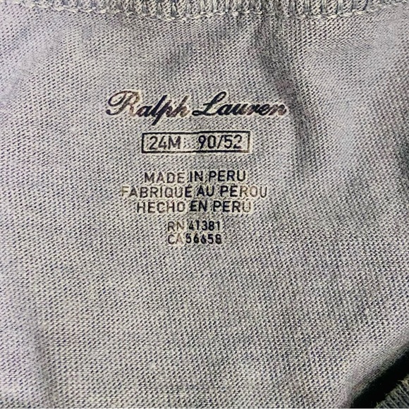 Ralph Lauren 24 Months Blue American Flag Tee Shirt - Picture 2 of 2